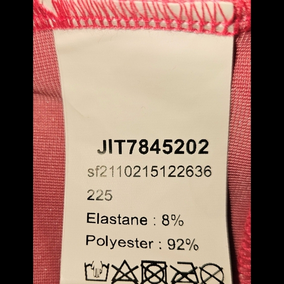 SHEIN CURV High Neck LongSleeve Cropped Pink Velvet Front Embellished O-Ring Top - Picture 9 of 14